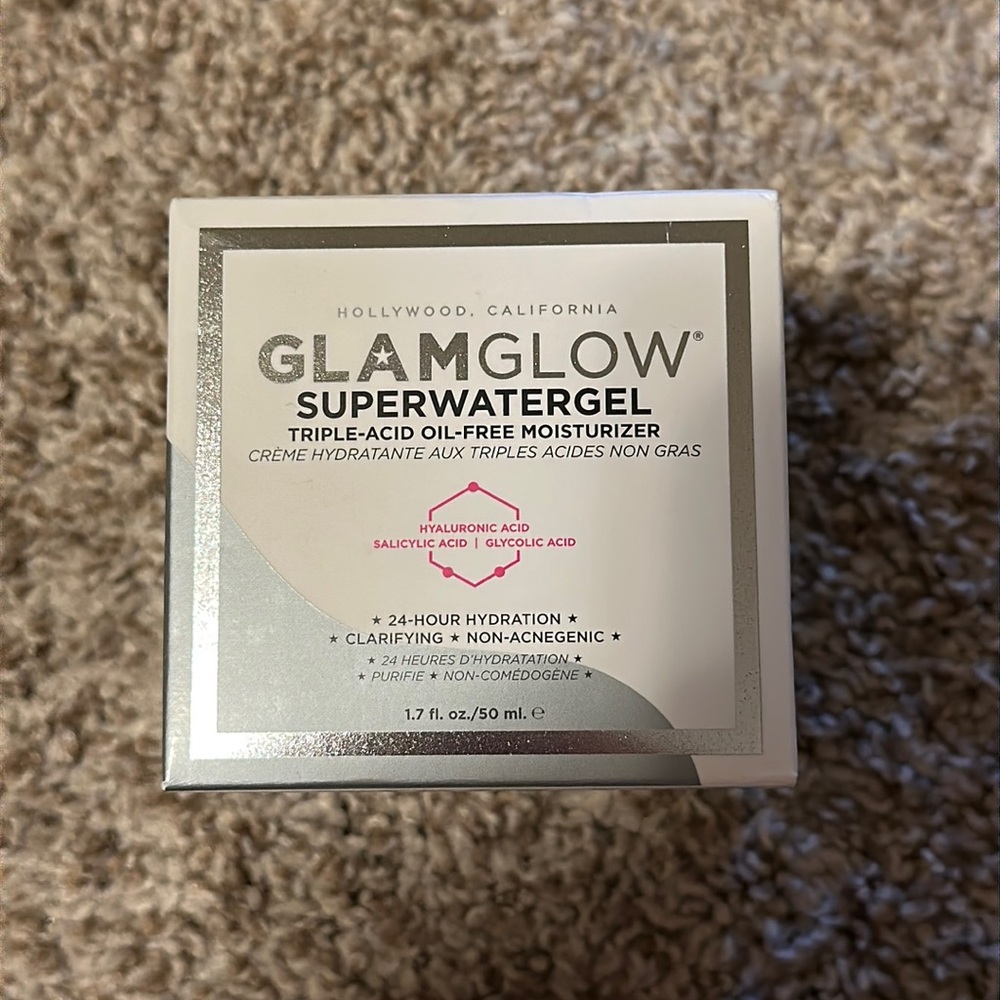 NEW - GlamGlow Super Water Gel Moisturizer